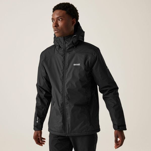 Kurtka ocieplana męska Thornridge II. Brązowe kurtki męskie Regatta, na jesień, m, bez wzorów, z poliesteru, z kapturem. W wyprzedaży za 231.55 zł.