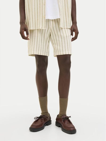 Jack & Jones Szorty materiałowe Jaiden 12274413 Beżowy Relaxed Fit. Brązowe szorty męskie Jack & Jones, m, bez wzorów, z bawełny. Za 149.99 zł.