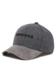 Weekend Max Mara Czapka z daszkiem Pomposa 2625576065650 Szary. Szare rękawiczki męskie Weekend Max Mara, bez wzorów. Za 344.99 zł.