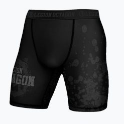 Spodenki treningowe męskie Octagon Legion Grunge. Czarne szorty męskie OCTAGON, m, bez wzorów, z elastanu. Za 149.99 zł.