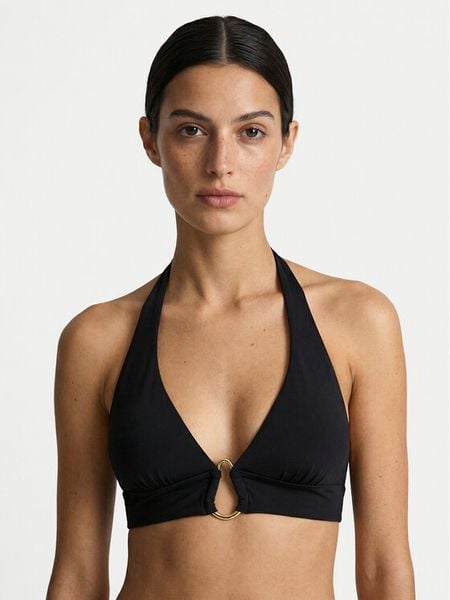 Guess Góra od bikini E6GJ14 KF590 Czarny. Czarne bikini damskie Guess, s, z aplikacjami. Za 279.99 zł.