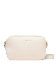 Tommy Hilfiger Torebka Th Logo Camera Bag AW0AW18115 Écru. Torebki do ręki damskie Tommy Hilfiger, bez wzorów, ze skóry, bez dodatków. Za 409.99 zł.