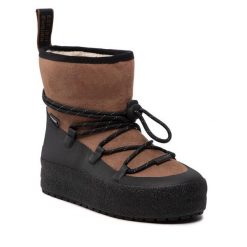 Śniegowce Tretorn. Brązowe śniegowce dziewczęce Tretorn, bez zapięcia. Za 469.99 zł.