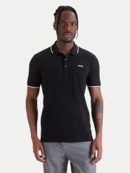 HUGO Polo Dinoso222 50467344 Czarny Slim Fit. Czarne koszulki polo męskie Hugo, m, bez wzorów, z bawełny, bez ramiączek. Za 429.99 zł.