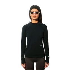 Koszulka damska Circle Sportswear Endurance. Czarne koszulki sportowe damskie CIRCLE SPORTSWEAR, l, bez wzorów, bez kołnierzyka. Za 412.00 zł.