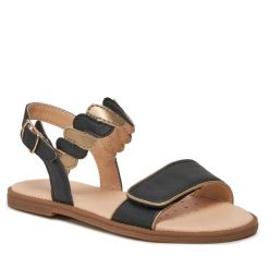 Sandały Geox. Sandały dziewczęce Geox, bez zapięcia. Za 159.99 zł.