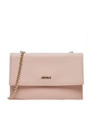 JENNY Torebka JNY-H-001-07 Różowy. Czerwone torebki do ręki damskie Jenny, bez wzorów, z materiału, wizytowe, bez dodatków. Za 69.99 zł.