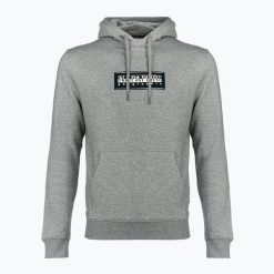 Bluza męska Napapijri B-Suze H. Szare bluzy męskie Napapijri, m, bez wzorów, bez kaptura. W wyprzedaży za 215.00 zł.