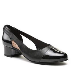 Czółenka Lasocki. Czarne czółenka damskie Lasocki, bez wzorów, bez obcasa, bez zapięcia. Za 209.99 zł.