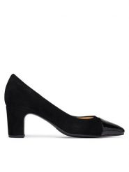 HÖGL Czółenka 1-105612 Czarny. Czarne czółenka damskie HÖGL, bez wzorów, ze skóry, bez obcasa, bez zapięcia. Za 639.99 zł.