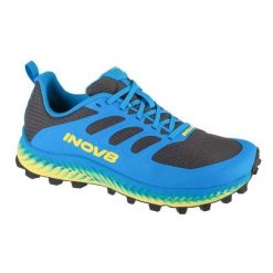 Trampki Męskie Bieganie MudTalon. Niebieskie trampki męskie Inov-8, bez wzorów, z gumy, klasyczne, bez zapięcia. Za 727.99 zł.