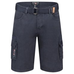 Szorty bermudy Canadian Peak PANOPLIEAK NAVY RM MEN 256 (RBMSZ1490H/CP-MARINE). Niebieskie krótkie spodenki sportowe męskie Canadian Peak, bez wzorów, trekkingowe. Za 119.00 zł.