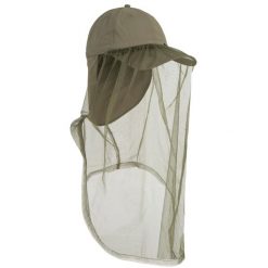 Czapka z daszkiem Solognac Steppe 300 mosquito. Zielone czapki i kapelusze męskie SOLOGNAC, na lato, bez wzorów, z bawełny, sportowe. Za 49.99 zł.