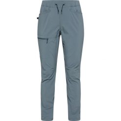 Spodnie trekkingowe damskie ROC Lite Standard Pant. Niebieskie spodnie sportowe damskie Haglöfs, bez wzorów, trekkingowe. Za 490.00 zł.
