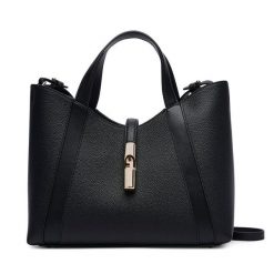 Torebka Furla. Czarne torebki do ręki damskie Furla, bez wzorów, klasyczne, bez dodatków. Za 1,304.00 zł.