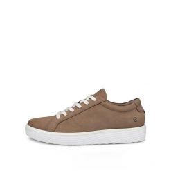 Buty sportowe damskie Ecco Soft 60. Brązowe obuwie sportowe damskie ecco, bez wzorów, ze skóry, trekkingowe. Za 581.50 zł.