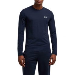 T-Shirt Core Identity Rozmiar XL Niebieski - 8NPT28PJVQZ-1562. Niebieskie bluzki z długim rękawem męskie EA7, m, bez wzorów, z bawełny, bez kołnierzyka. W wyprzedaży za 254.00 zł.