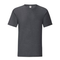 Męska Koszulka Iconic 150. Szare koszulki sportowe męskie Fruit of the Loom, m, bez wzorów, bez kołnierzyka, bez ramiączek, trekkingowe. Za 33.99 zł.