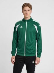 Kurtka z dresu Hummel Core 2.0. Białe kurtki sportowe damskie Hummel, l, bez wzorów, z dresówki, bez kaptura, na fitness i siłownię. Za 210.45 zł.