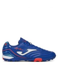 Joma Buty do piłki nożnej Aguila 2504 AGUS2504TF Niebieski. Niebieskie buty sportowe męskie Joma, ze skóry, bez zapięcia. Za 109.99 zł.