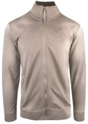 Lekka Bluza na Zamek z Wysokim Kołnierzem - Pako Jeans - Beżowa. Brązowe bluzy męskie Pako Jeans, na lato, l, bez wzorów, z bawełny, bez kaptura. Za 229.00 zł.