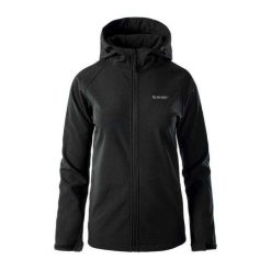 Damska kurtka softshell Hi-Tec Lady Neti. Czarne kurtki damskie Hi-tec, na jesień, l, bez wzorów, z elastanu, z kapturem. Za 225.90 zł.
