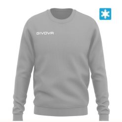 Givova Grey Bluza Felpa M - Comfort & Style. Szare bluzy damskie Givova, m, bez wzorów, z bawełny, eleganckie, bez kołnierzyka, bez ramiączek. Za 191.99 zł.
