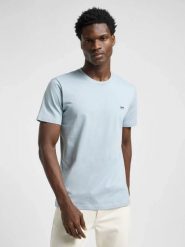 MESKA KOSZULKA LEE SS PATCH LOGO TEE CONCRETE GRAY 112364594. Szare t-shirty męskie Lee, l, bez wzorów, bez kołnierzyka. Za 79.99 zł.