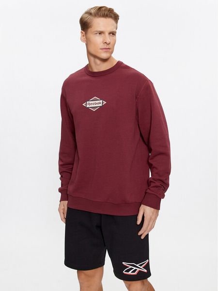 Reebok Bluza Sporting Goods II0680 Czerwony Regular Fit. Czerwone bluzy męskie Reebok, m, bez wzorów, z bawełny, bez kaptura. Za 209.99 zł.