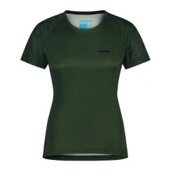 Damska koszulka z krótkim rękawem SENTIERO, zielony. Zielone koszulki sportowe damskie Shimano, bez wzorów, z materiału, bez kołnierzyka, bez ramiączek, rowerowe. Za 294.80 zł.