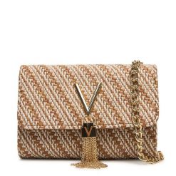 Torebka Valentino. Brązowe torebki do ręki damskie Valentino, bez wzorów, wizytowe, bez dodatków. Za 339.99 zł.