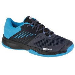 Buty do tenisa męskie, Wilson Kaos Rapide M. Niebieskie buty sportowe męskie Wilson, z materiału, bez zapięcia, tenisowe. Za 399.99 zł.