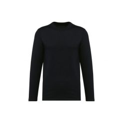 Koszulka z długim rękawem Suprima z okrągłym dekoltem Kariban Premium. Czarne bluzki z długim rękawem męskie KARIBAN, m, bez wzorów, z bawełny, bez kołnierzyka. Za 161.00 zł.