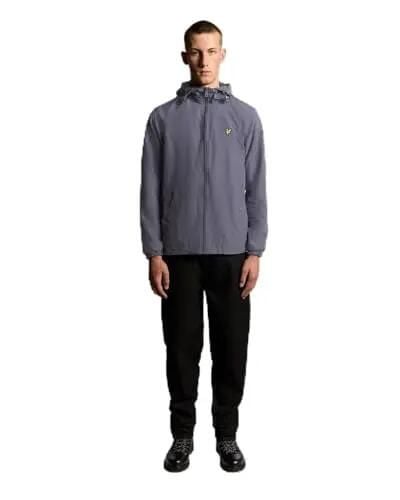 Kurtka z kapturem Lyle & Scott. Szare kurtki męskie LYLE AND SCOTT, l, bez wzorów, z materiału, z kapturem. Za 486.70 zł.