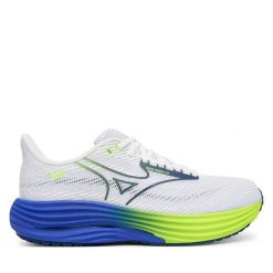 Buty do biegania Mizuno. Białe buty sportowe męskie Mizuno, bez zapięcia, do biegania, mizuno wave. Za 689.99 zł.