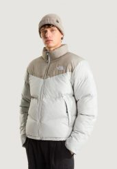 Kurtka puchowa Mężczyzna THE NORTH FACE M SAIKURU JACKET. Białe kurtki męskie The North Face, na zimę, l, bez wzorów, z poliesteru, bez kaptura. Za 1,094.80 zł.