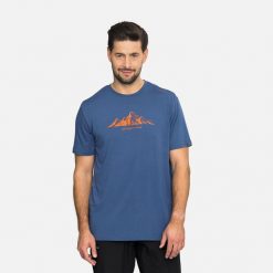 T-shirt męski VIKING Lenta Bamboo Light Man. Niebieskie t-shirty męskie Viking, m, bez wzorów, z elastanu, sportowe, bez kołnierzyka. Za 139.90 zł.