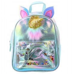 Plecak Dziecięcy Z Rogiem Jednorożca Ruchome Konfetti Niebieski 25cm 4,5L. Niebieskie torby i plecaki dziecięce LEAN. Za 37.27 zł.