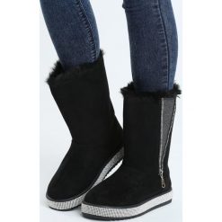 Czarne Śniegowce Not Difficult. Czarne śniegowce i trapery damskie Born2be. Za 129.99 zł.