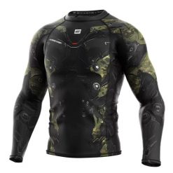Koszulka sportowa męska Rashguard do MMA EXTREME HOBBY IRON FORCE. Białe koszulki sportowe męskie EXTREME HOBBY, m, bez wzorów, z bawełny, bez kołnierzyka, bez ramiączek, na fitness i siłownię. Za 209.00 zł.