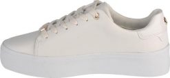 Calvin Klein Calvin Klein Flatform Lace Up HW0HW00575-0K4 białe 41. Białe trampki i tenisówki damskie Calvin Klein, bez wzorów, bez zapięcia. Za 400.00 zł.