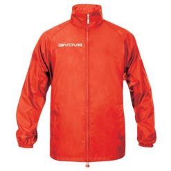 Męska Kurtka Wodoodporna Basico. Czerwone kurtki sportowe męskie Givova, m, bez wzorów, trekkingowe. Za 74.99 zł.