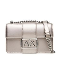Torebka Armani Exchange. Szare torebki do ręki damskie Armani Exchange, bez wzorów, wizytowe, bez dodatków. Za 659.99 zł.