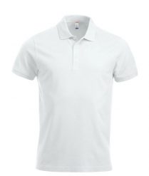 Clique Classic Lincoln S/S męska koszulka polo z bawełny, nowy krój, biały –. Białe koszulki polo męskie CLIQUE, m, bez wzorów, z bawełny, klasyczne, bez ramiączek. Za 121.08 zł.