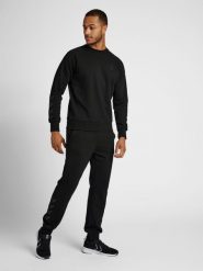 Bluza Hummel Lisam 2.0. Czarne bluzy męskie Hummel, m, z aplikacjami, z bawełny, bez kaptura. Za 222.30 zł.