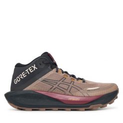 Buty do biegania Asics. Brązowe buty sportowe męskie Asics, bez zapięcia, do biegania. Za 889.99 zł.