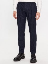 Tommy Hilfiger Chinosy Hampton MW0MW32563 Granatowy Slim Fit. Niebieskie eleganckie spodnie męskie Tommy Hilfiger, m, bez wzorów, z syntetyku. Za 529.99 zł.