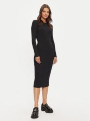 Vero Moda Sukienka codzienna Chloe 10315383 Czarny Slim Fit. Czarne sukienki damskie Vero Moda, na co dzień, xs, bez wzorów, z bawełny, bez kołnierzyka, bez ramiączek, proste. Za 149.99 zł.