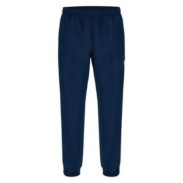 Spodnie treningowe z mikrofibry Macron Orpheus. Niebieskie spodnie sportowe męskie Macron, xl, bez wzorów, z materiału, do piłki nożnej. Za 262.00 zł.
