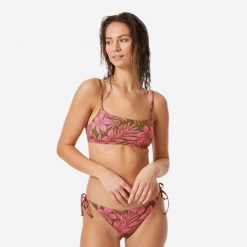 Góra kostiumu kąpielowego damska Roxy. Czerwone bikini damskie Roxy, m, bez wzorów. Za 129.99 zł.